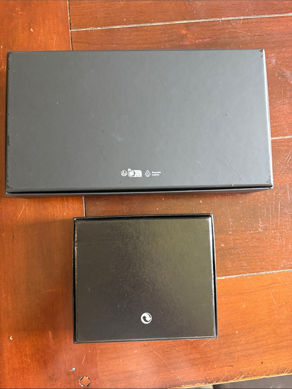 2 CHANEL luxury Black long wallet box and compact wallet box - Picture 2 of 4
